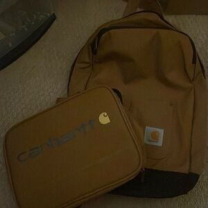 Carhartt backpack and lunchbox